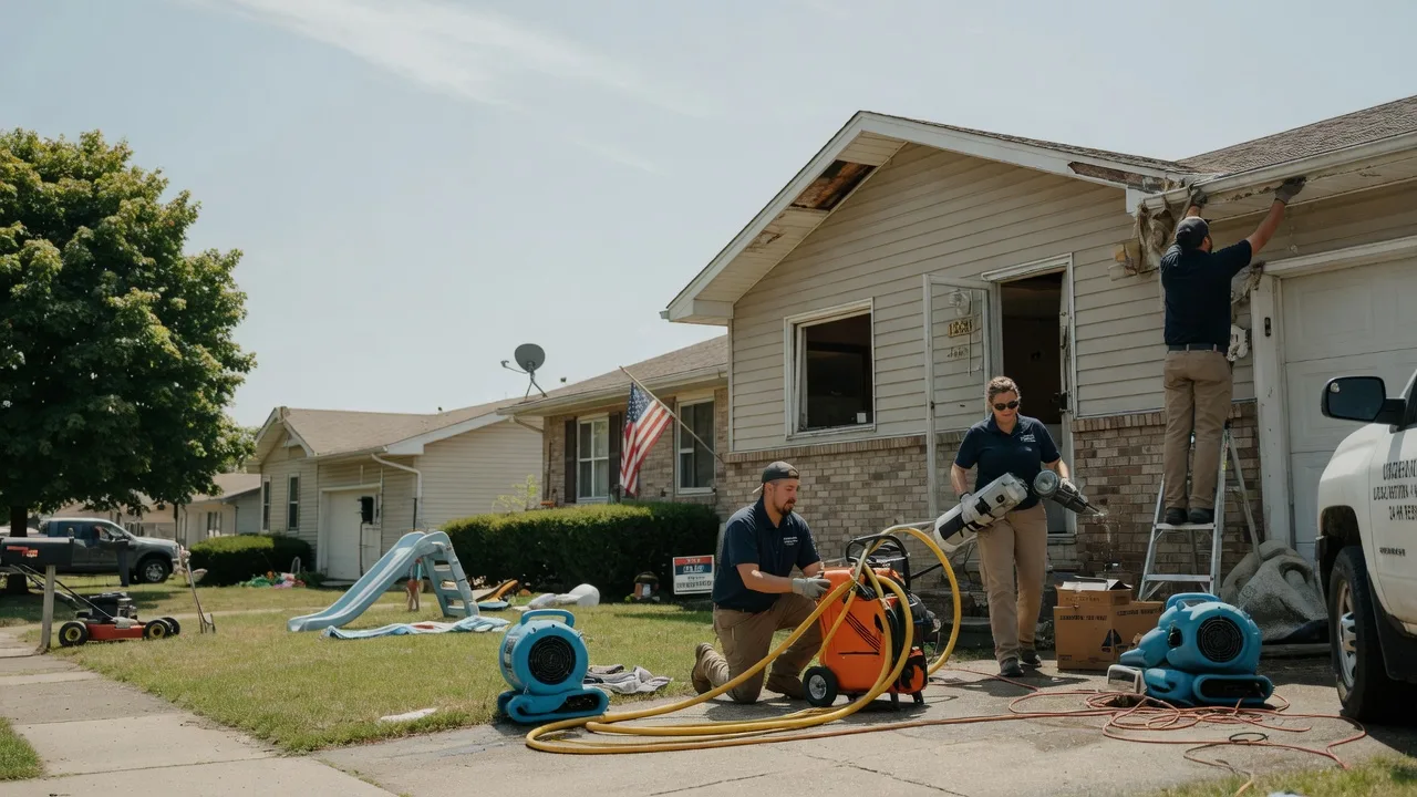 Water Damage Restoration in Hebron, IN near me